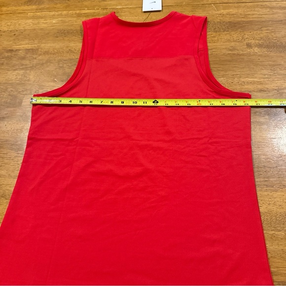 Nike Soccer Running Training Tank Top Mens Large CW3910 657 Red New With Tags - Picture 7 of 8